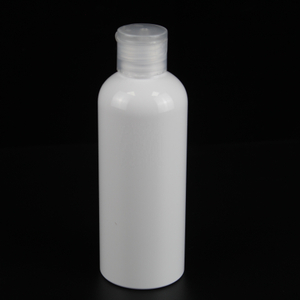 100 مللي الكحول المطهر اليد واضحة هلام زجاجة PET البلاستيك المطهر رذاذ زجاجة بيضاء مع الوجه العلوي
